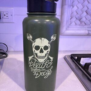 Death Before Decaf Bottle